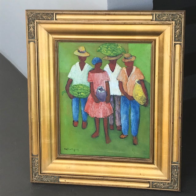 1980s Vintage Jean Michel Painting Chairish