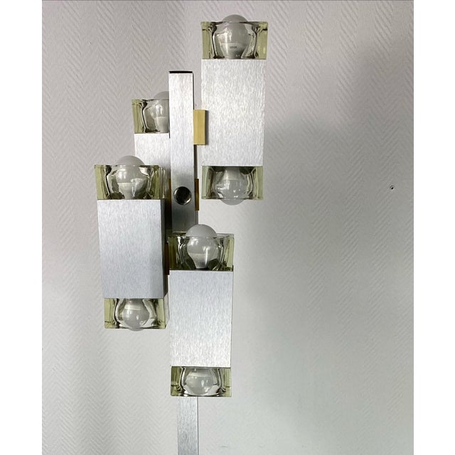 Space Age Murano Glass Floor Lamp by Gaetano Sciolari for Stilkronen, 1970s For Sale - Image 6 of 10