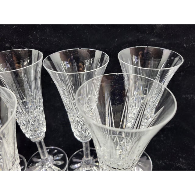 Crystal Tarn Carafe and Glasses from Saint Louis, France, 1950s, Set of 49 For Sale - Image 15 of 18