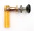 Mid-Century Modern Vintage Mid Century Glass & Lucite Lever Door Set For Sale - Image 3 of 7