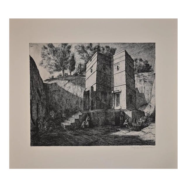 Lino Bianchi Barriviera, Lalibela, Etching, 1939 For Sale