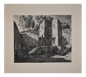 Lino Bianchi Barriviera, Lalibela, Etching, 1939