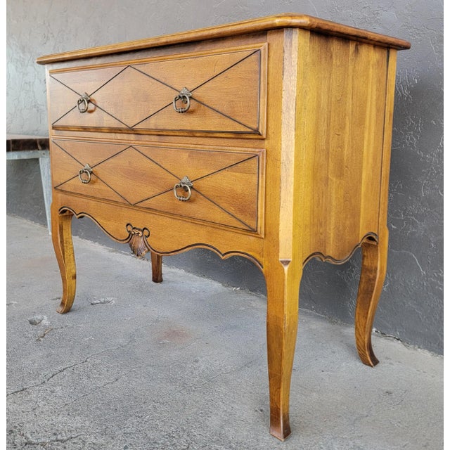 Biedermeier Ethan Allen Dresser, Credenza or Server Biedermeier Style For Sale - Image 3 of 16