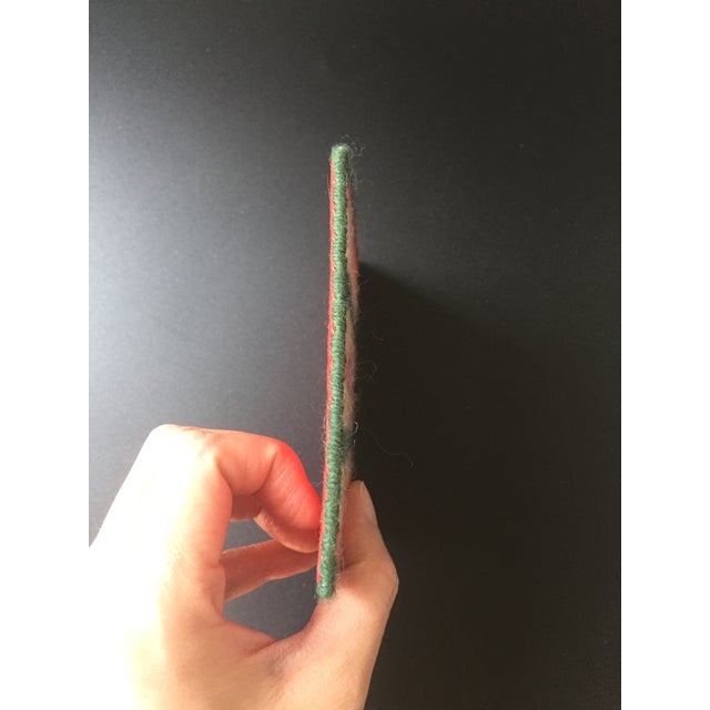 Vintage Navajo Woven Wool Coasters - Set of 8 For Sale In Las Vegas - Image 6 of 8