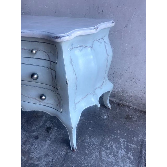 Hand-Painted Rococo Chest of Drawers For Sale - Image 7 of 8