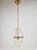 Vintage Brass and Mounted Glass Hundi Lantern Bell Lamp, 1950s For Sale - Image 9 of 13