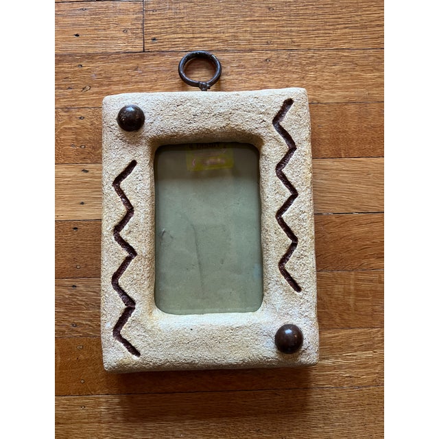 Wood Mexican Rustic Artisanal Frame For Sale - Image 7 of 7