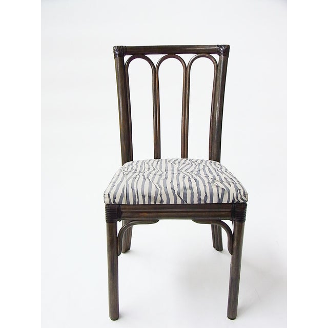 Dining Chairs in Rattan and Bamboo from McGuire, USA, 1970s, Set of 6 For Sale - Image 9 of 18