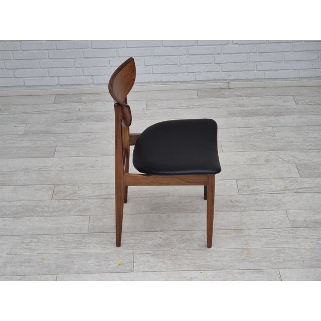 Danish Dining Chairs in Teak Wood, 1960s, Set of 5 For Sale - Image 9 of 18