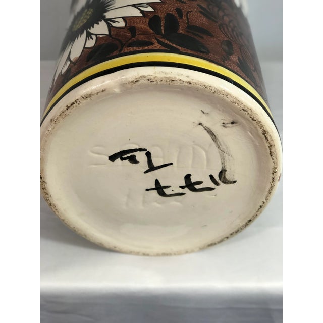 Late 20th Century Hand Painted Stick Stand Spain For Sale In New York - Image 6 of 7