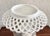 Fenton Mid 20th-Century Shallow Large Milk Glass Bowl, Pattern C - Lacy Edge Collection For Sale - Image 10 of 13
