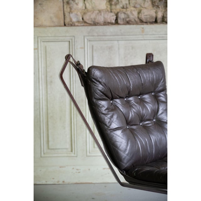 Falcon Armchair attributed to Sigurd Ressell, 1970s, in Very Good conditions. Designed 1970 to 1979 This piece is...