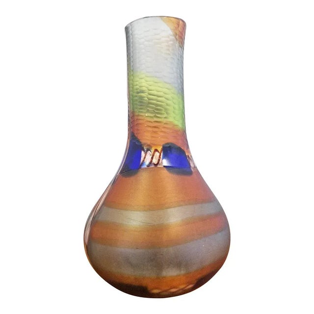 Murano Glass Vase, 1980s For Sale - Image 4 of 10