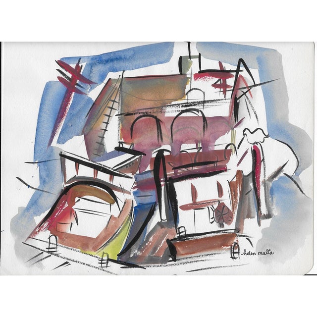 Helen Wagner Malta (1912-1975) worked in New York City in the 1930s, teaching at the Harlem Art Center and working on the...