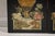 Chinese Black Lacquer Chinese Four-Panel Screen with Polychrome Floral Décor For Sale - Image 3 of 12