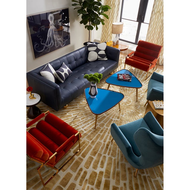 Channeled Goldfinger Lounge Chair, Pear For Sale - Image 11 of 11