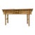 Asian Natural Wood Console Table For Sale