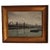 Lucien Jaggi, Port fluvial et péniches, 1928, Oil on Canvas, Framed For Sale
