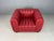 Red Leather Club 1910 Chair by Josef Hoffmann for Wittmann For Sale - Image 3 of 18