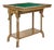 Vintage Wood Game Table with Inlaid Design, Italy, Early 20th Century For Sale