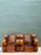 Brown Vintage Italian Sculptural Rattan and Cane Lounge Chairs - A Pair For Sale - Image 8 of 18
