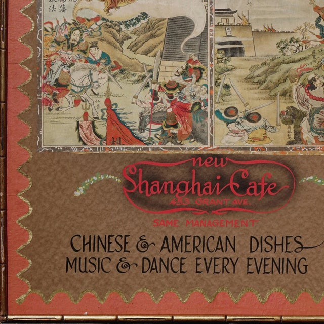 Unknown San Francisco's New Shanghai Cafe, 1923 1923 For Sale - Image 4 of 5
