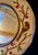 Off-white Mid 20th Century Decorative Bird and Berry Wall Mirror For Sale - Image 8 of 12