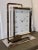 Original retail $1847, Stylish modern Global Views Time to Reflect Polished Nickel Clock, showroom floor sample