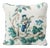 Teal Schumacher Plaisirs De La Chine Linen Print Double-Sided Pillow For Sale - Image 8 of 9