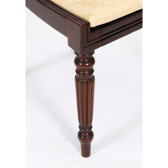 Cream Antique Irish Regency Bar Back Dining Chairs, 1825, Set of 12 For Sale - Image 8 of 18