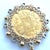 Vintage, Charles X French 40 Francs Coin, Diamond and Cultured Pearl Pendant For Sale In Chicago - Image 6 of 7