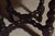 Brown Antique Octagon Sofa Table Carved Dark Oak Barley Twist Louis XIII Jacobean John A. Colby & Sons For Sale - Image 8 of 11