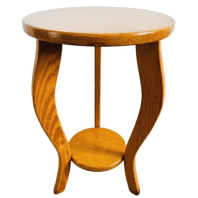 Wood Vintage Pine Plant Table, 1960s For Sale - Image 7 of 7