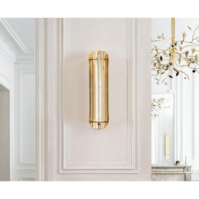 Contemporary Oblong Silex Wall Lamp by Jennifer Midoz For Sale - Image 3 of 6