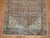 Rust Antique Persian Mahal Carpet For Sale - Image 4 of 6