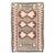 Antique Ganado Navajo Style Rug With Geometric Design in Red, Black, Ivory and Gray For Sale