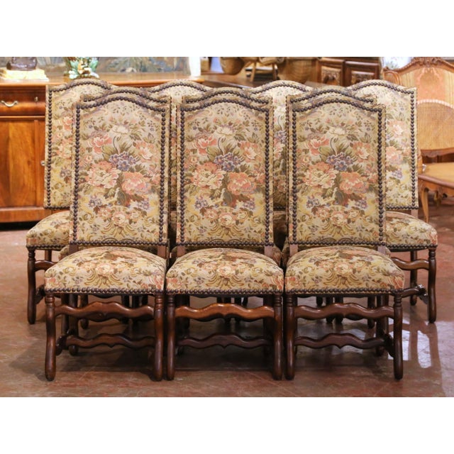 Create a distinguished dining setting with this impressive set of ten French dining chairs. Crafted in France circa 1930,...