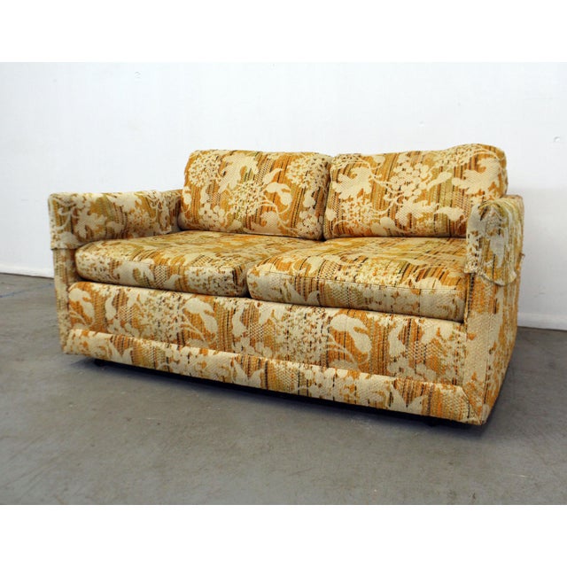 Mid Century Danish Modern Vintage Milo Baughman Forecast Loveseat Sofa Chairish