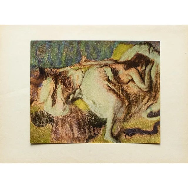 1952 After Edgar Degas "Repose", First Edition Vintage Print For Sale In Dallas - Image 6 of 8