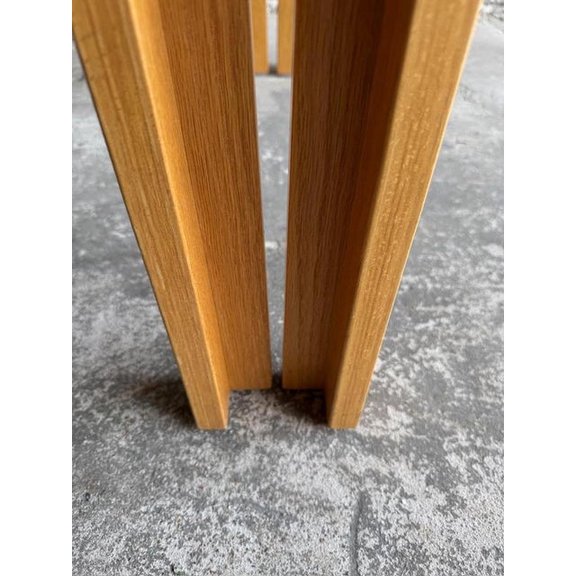 Half Light Gray Dining Table by Magnus Olesen for Rud Thygesen & Johnny Sorensen, Denmark, 1970s, Set of 2 For Sale - Image 5 of 14