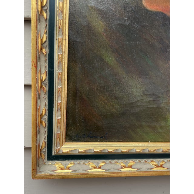 Late 20th Century African American Artist Charles Bohannah (1910- 1985) Oil Painting, Portrait For Sale - Image 4 of 10
