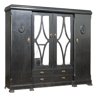 Art Nouveau Display Bookcase For Sale