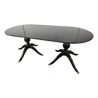 Mid-Century Oval Rosewood Dining Table, 1960s For Sale