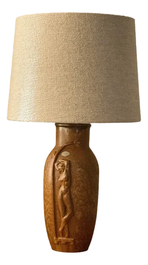 Art Deco Ceramic Table Lamp from Upsala-Ekeby, 1940s