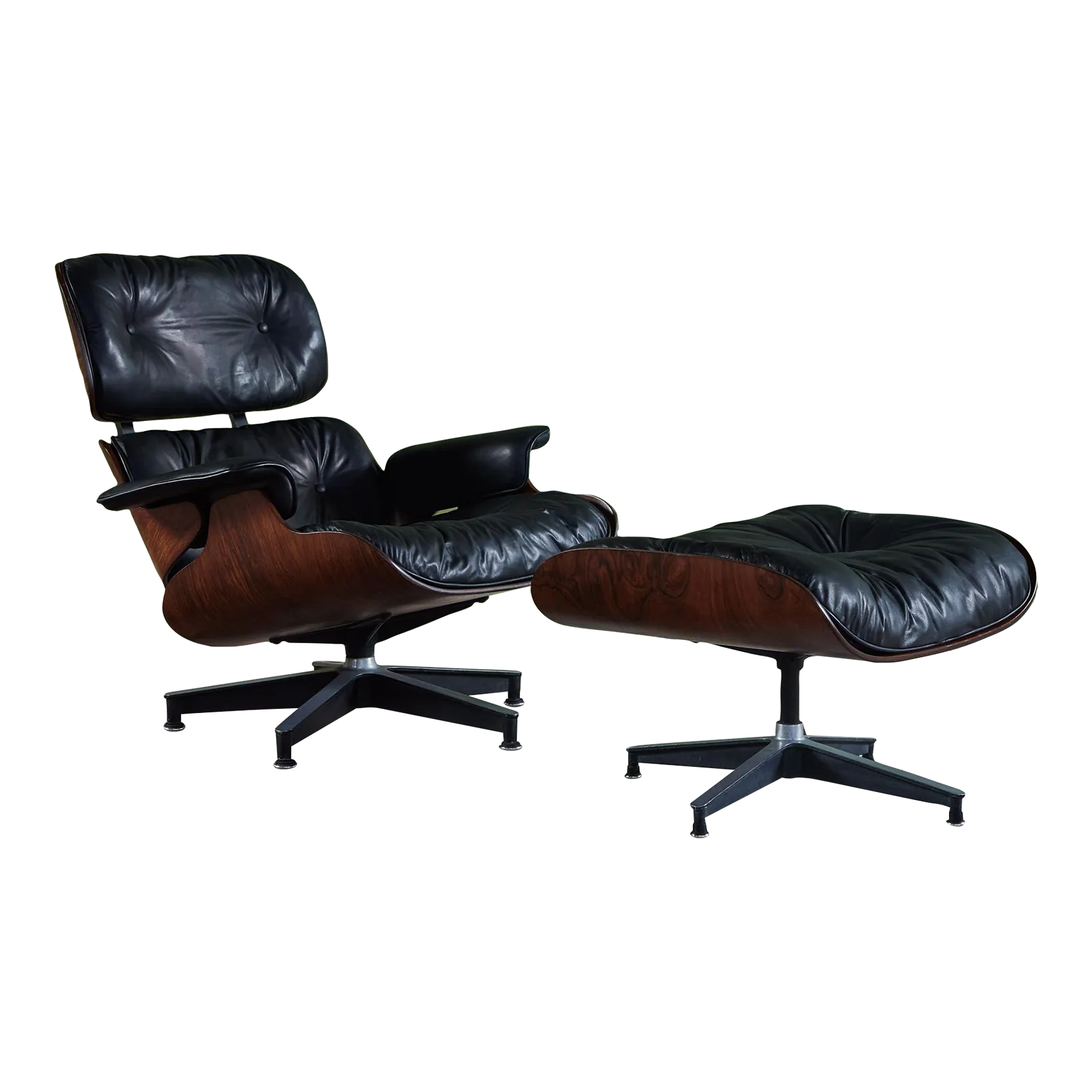 その他 HERMAN MILLER EAMES VINTAGE Lot - VINTAGE HERMAN MILLER EAMES CHAIR & OTTOMAN