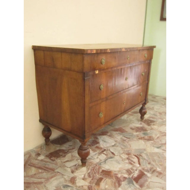 Italian Walnut Chest of Drawers For Sale - Image 11 of 12