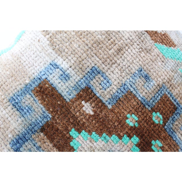 Turkish Kilim Decorative Pillow Cover - 18"x18" For Sale In Raleigh - Image 6 of 13