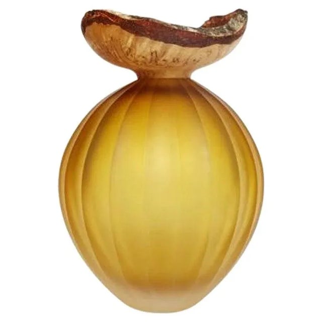 Amber Poppy Stacking Vessel by Pia Wüstenberg For Sale - Image 12 of 12