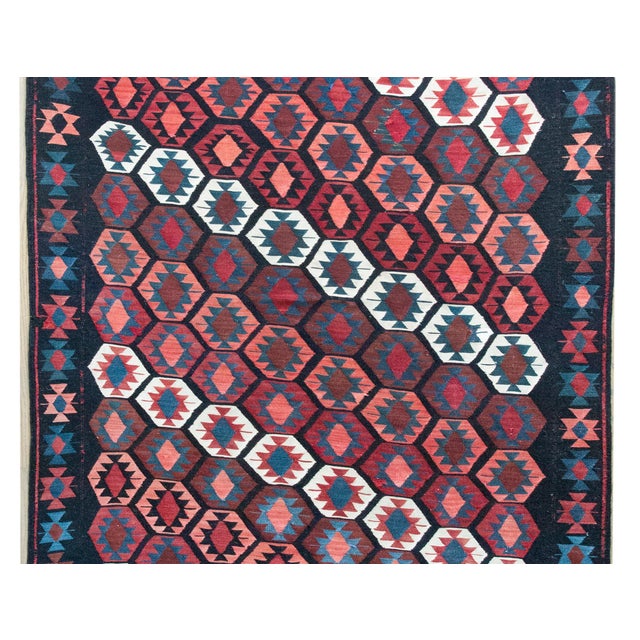 Early 20th Century Persian Ersin Kilim Rug For Sale - Image 13 of 15