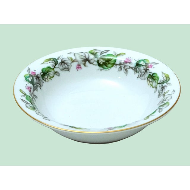 Vintage Floral Craftsman Fairy Blossom China Bowls - Set of 6 For Sale - Image 9 of 9